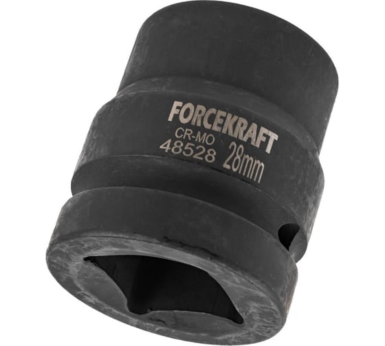 Головка ударная 6-гранная 28 мм, 1"DR Forcekraft FK-48528(57442)