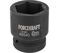 Головка ударная 6-гранная 40 мм, 1"DR Forcekraft FK-48540(57454)
