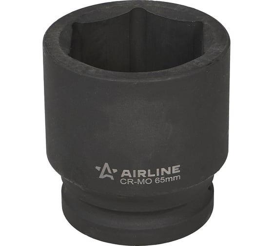 Головка ударная торцевая шестигранная 65 мм, L=100 мм, 1 1/2"DR AIRLINE ATAS707