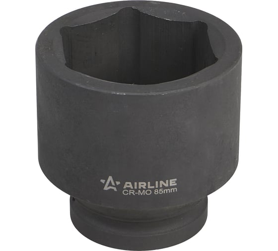 Головка ударная торцевая шестигранная 85 мм, L=110 мм, 1 1/2"DR AIRLINE ATAS711