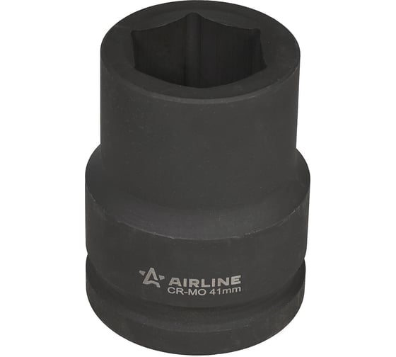 Головка ударная торцевая шестигранная 41 мм, L=100 мм, 1 1/2"DR AIRLINE ATAS702