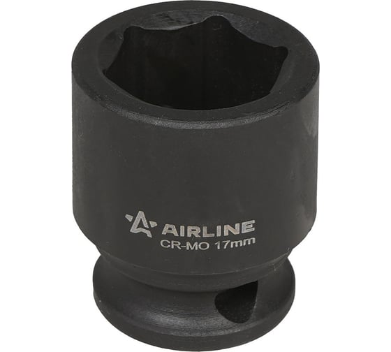 Головка ударная торцевая шестигранная 17 мм, L=30 мм, 3/8"DR AIRLINE ATAS312