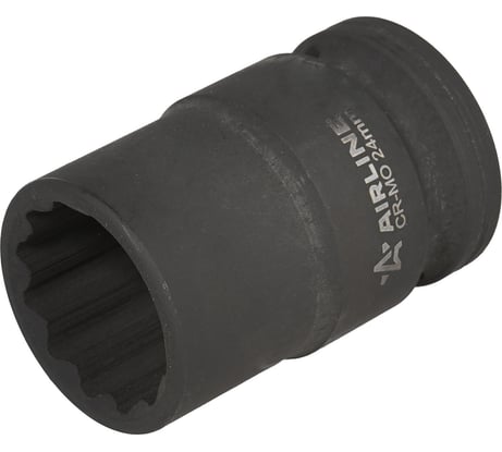 Головка ударная торцевая двенадцатигранная 24 мм, L=56 мм, 3/4"DR AIRLINE ATAS808