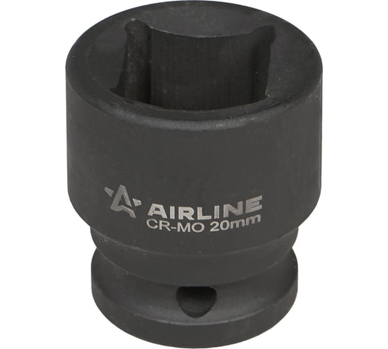Головка ударная торцевая четырехгранная 20 мм, L=40 мм, 1/2"DR AIRLINE ATAS909