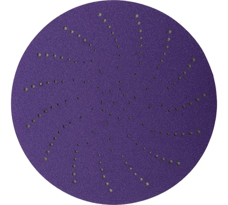 Круг шлифовальный c мультипылеотводом Purple P120, CERAMIC FILM Hookit CF775, 125 мм, 10 шт PROBOS 77586823-10