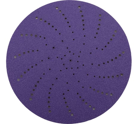 Круг шлифовальный c мультипылеотводом Purple P80, CERAMIC FILM Hookit CF775, 125 мм, 10 шт PROBOS 77586822-10