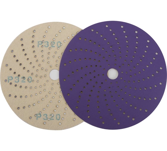 Круг шлифовальный c мультипылеотводом Purple P320, CP737 CERAMIC Hookit, 150 мм, 10 шт PROBOS 73751426-10