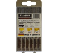 Набор пилок для лобзика Е5001 (6 шт; 2.5 мм; 4 мм; 75/100 мм) ELMOS 205500117