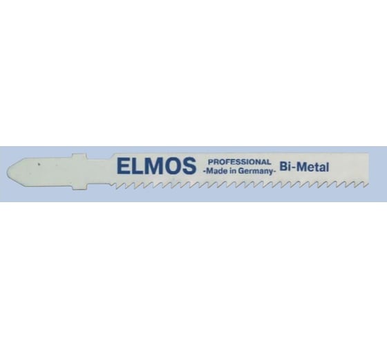 Пилки для лобзика Е5151 (2 мм, 110/132 мм, 5 шт) ELMOS 205515117