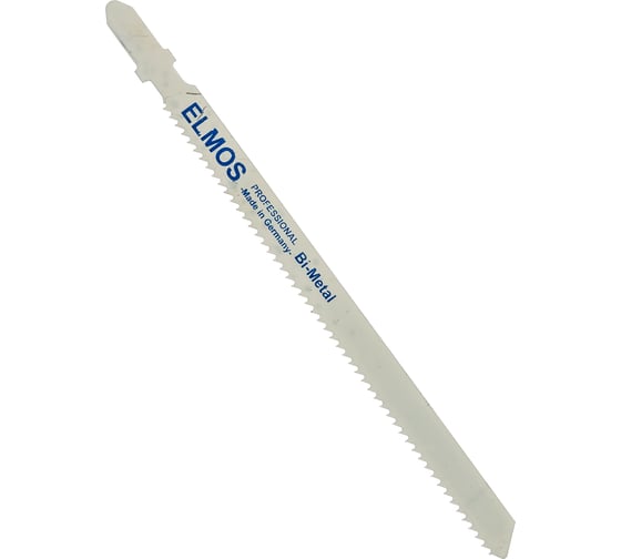 Пилки для лобзика Е5151 (2 мм, 110/132 мм, 5 шт) ELMOS 205515117