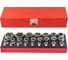 Головки 1/4"DR, 1/2"DR, набор 25 предметов, 6гр. Forcekraft FK-50121G(57683) 8