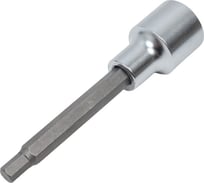 Головка торцевая с шестигранной вставкой HEX 6 мм, L=100 мм, 1/2"DR TOPTUL BCEA1606