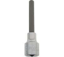 Головка торцевая с шестигранной вставкой HEX 8 мм, L=100 мм, 1/2"DR TOPTUL BCEA1608