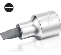 Головка торцевая со вставкой SL6, 1/4"DR, L=37 мм TOPTUL BCCA0806