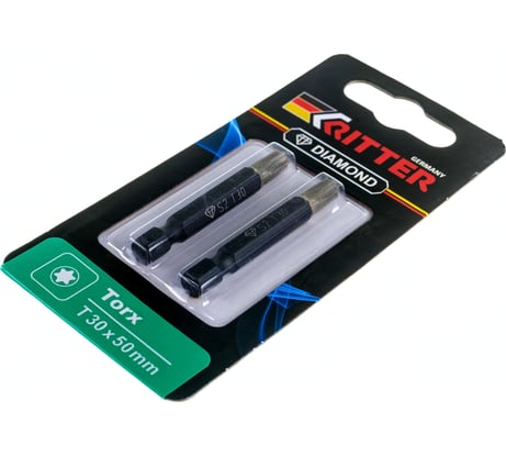 Бита 30 x 50 мм магнитная 2 шт. Diamond TORX RITTER PS20193055
