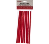 Клеевые стержни (10 шт; 11х270 мм; красные) REXANT 09-1274