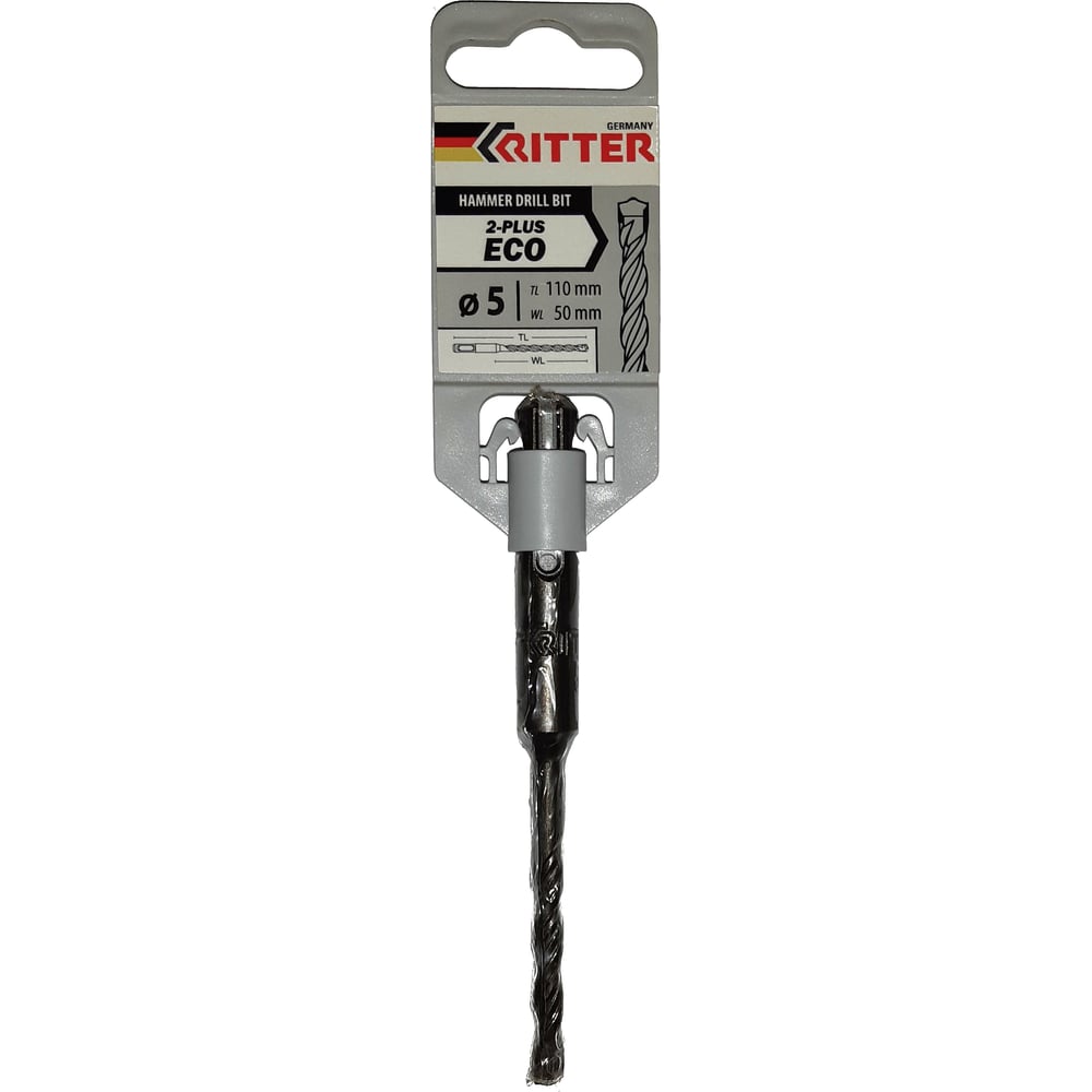 Бур (5 х 50/110) W-напайка SDS+ Eco 2-plus RITTER PS10205110 - выгодная ...