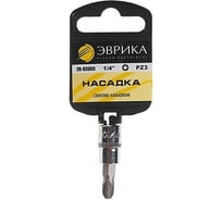 Насадка с держателем (1/4 DR; позидрайв PZ3) ЭВРИКА ER-93303H