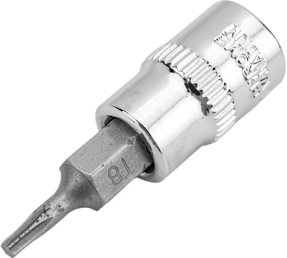 Насадка с держателем (1/4 DR; торкс T8) ЭВРИКА ER-93201H 1