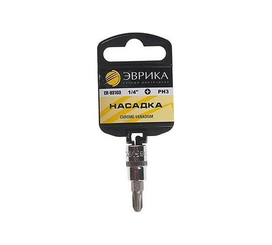 Насадка с держателем (1/4 DR; филлипс PH.3) ЭВРИКА ER-93103H 1