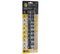 Набор торцевых головок Эврика 1/2 DR 10-24мм 10 предметов ER-95180 940513