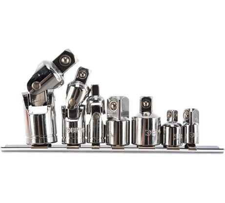 Набор адаптеров-переходников и карданов Эврика на держателе 8 предметов ER-9529B 990410