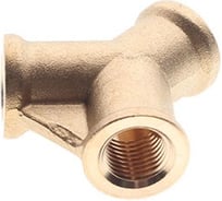 Разветвитель Y-образный 1/4" внутренняя резьба ЭВРИКА ER-SP030/1