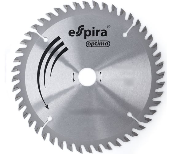 Диск пильный по дереву TCT SWP Optima (230х30 мм; 48T; 1.8/3 мм) Espira 312331 1