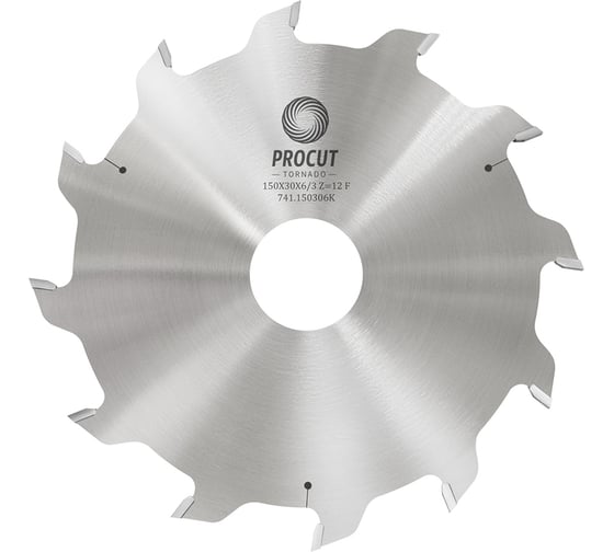 Диск пильный пазовый (180x30x6/3; Z=12) PROCUT 741.1803006K 1