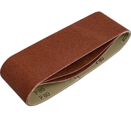 Лента шлифовальная 75x533 мм, А80 (14А 20/Р80), 3 шт Tsunami D761A0755330080