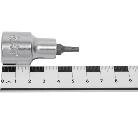 Головка торцевая TORX с отверстием T20, L=55 мм, 1/2"DR TOPTUL BCLA1620