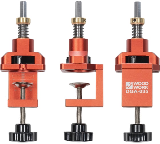 Кондуктор алюминиевый для установки петель WOODWORK DGA-035