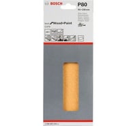 Набор 10 шлифовальных листов (93 x 230; К 80) по дереву и краске Bosch 2608605234