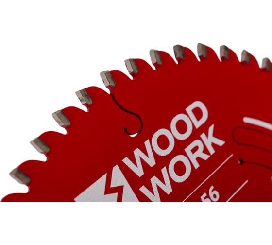 Диск пильный для алюминия 160x2.2/1.6x20 мм, Z=56, A=-5° WOODWORK 36.160.56