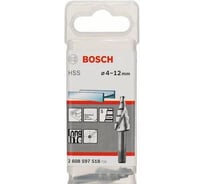 Ступенчатое сверло (HSS; 4-12 мм) Bosch 2608597518