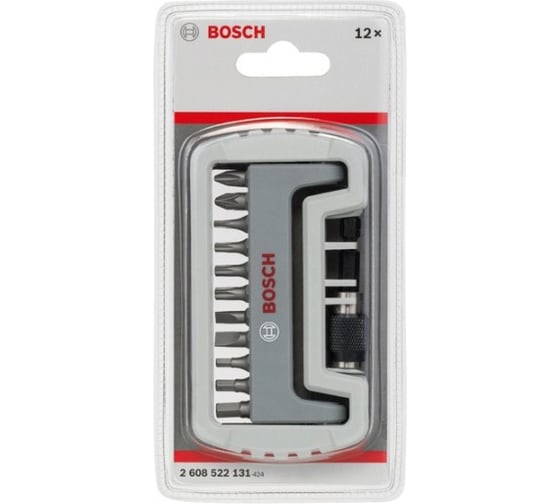 Набор бит (PH; PZ; T; S; HEX; 25 мм) + быстросменный держатель Extra Hart Bosch 2607001935