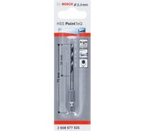 Сверло (HEX 3.3 мм; 1 шт) по металлу HSS PointTeQ Bosch 2608577521