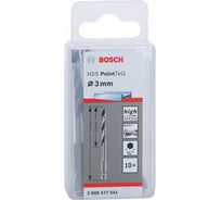 Сверло (3 мм; 10 шт) HSS PointTeQ по металлу Bosch 2608577541