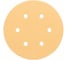 Набр шлифлистов (50 шт; 6 отверстий; диам. 150; K150) C470 Best for Wood+Paint Bosch 2608621002 1