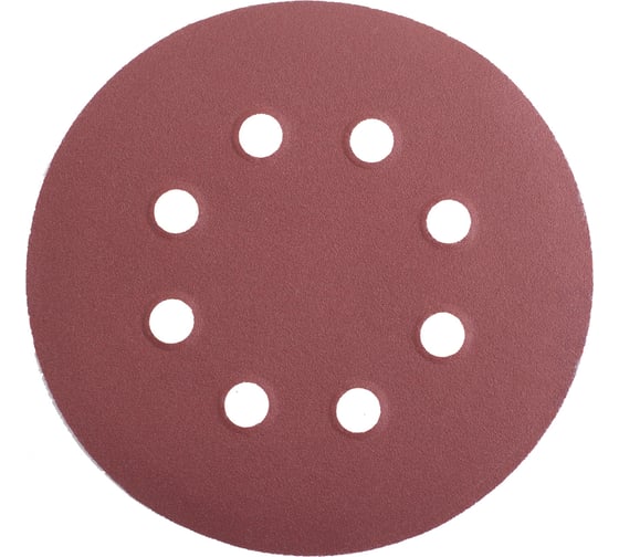 Диск шлифовальный Velcro 8 отверстий, 125 мм, Р280, 5 шт Flexione 10000545 1