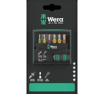 Набор бит с битодержателем Rapidaptor, для работ по дереву Bit-Check 12 Wood TORX HF 1 SB 12 предметов, 1/4", C6.3, PZ / TX HF / TX WERA WE-073641