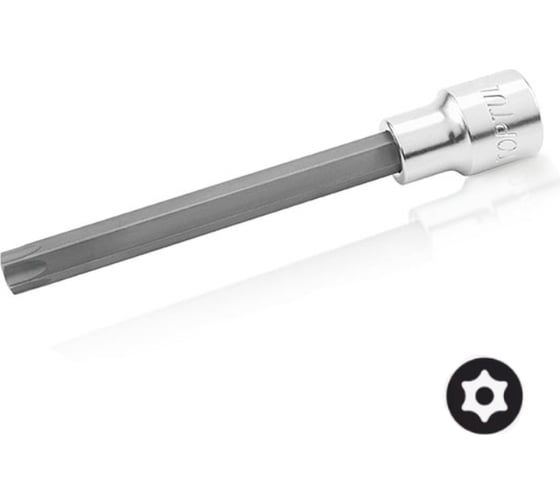 Головка торцевая TORX с отверстием T50, L=120 мм, 1/2"DR TOPTUL BCKA1650 1
