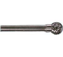 Бор-фреза сферическая 12x10x6х55 мм, Х-образная насечка D12 10М06 CNIC 74325