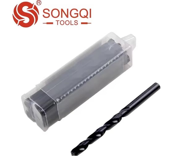 Сверло по металлу стандарт HSS, DIN 338, 3.0x33x61 мм, 10 шт SONGQI 10 015 220
