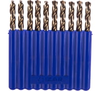 Сверло по металлу DIN338N (10 шт; 7.9х117х75 мм; HSSЕ Со5) IZAR 20541