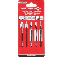 Пилки для лобзика по дереву T101AO 76x50 мм, 1.27 мм, криволинейный рез, 5 шт Интерскол 35150.076