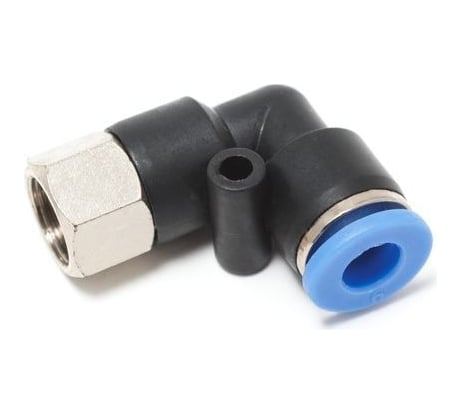 Фитинг Partner угловой для пластиковых трубок 10мм с внутренней резьбой 3/8" SPLF10-03(9353) PA-SPLF10-03(9353)