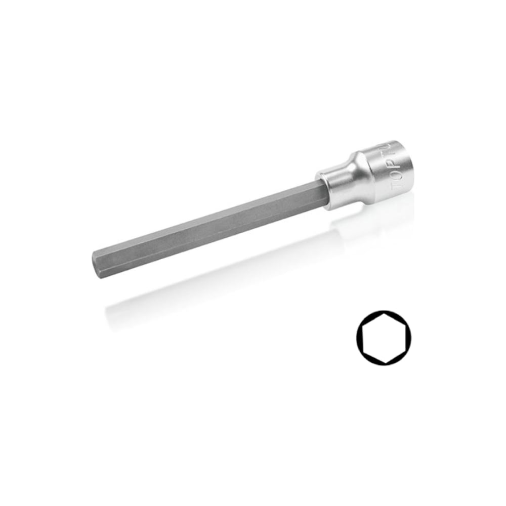 Головка торцевая с шестигранной вставкой HEX 6 мм, L=140 мм, 1/2"DR ...