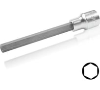 Головка торцевая с шестигранной вставкой HEX 6 мм, L=140 мм, 1/2"DR TOPTUL BCIA1606