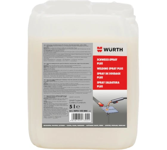 Средство защитное для сварки 5 л Wurth 0893102005053 1